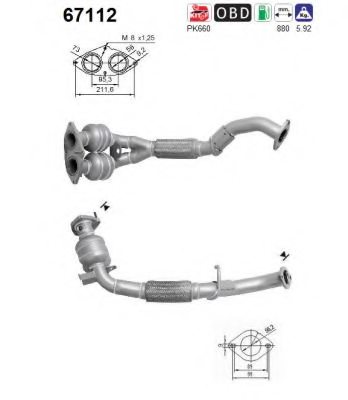 AS 67112 Catalytic Converter